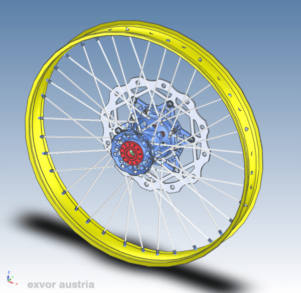 Front Wheel HW112 - 21"/36S – Bild 2