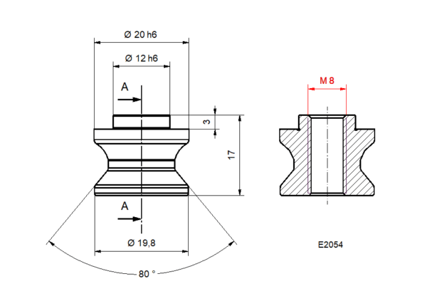 Einzugbolzen CP20G M8 – Bild 2